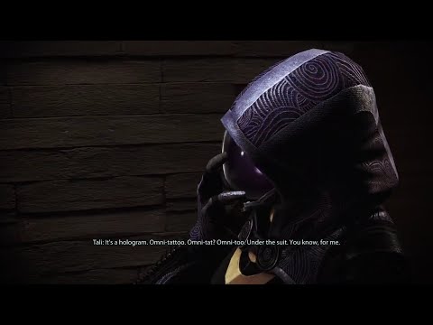 Citadel DLC: A drunk Tali talks about her tattoo