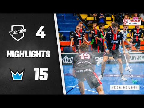Sestřih Livesport Superliga: Florbal Ústí - Předvýběr.cz Florbal MB