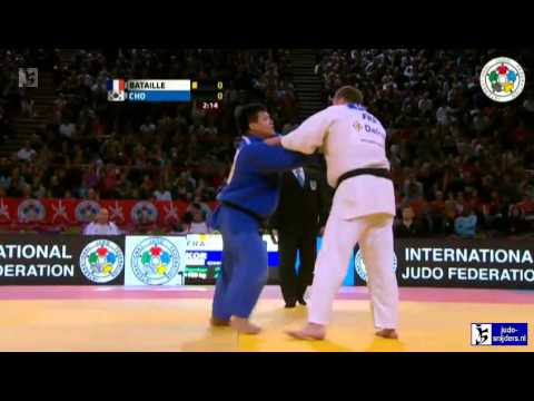 Judo 2013 Grand Slam Paris: Bataile (FRA) - Cho (KOR) [+100kg] rep
