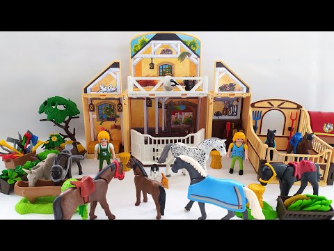 Playmobil Horse Stable - Horse Farm | Playmobil Country Set 5418 - Secret Play Box | Jimmy & friends