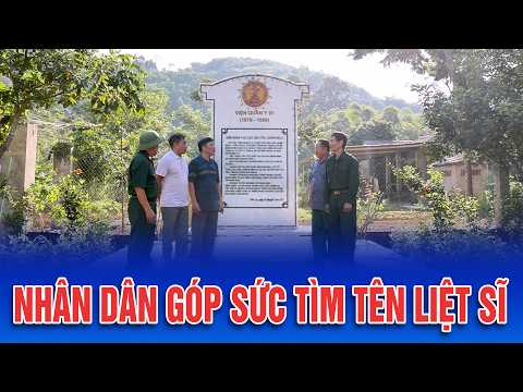 Nhân dân góp sức tìm tên liệt sĩ