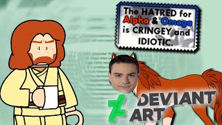 Alpha and Omega Fanboy DESTROYS ME!! (DeviantArt Stamp Response)