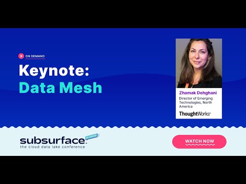 How to Create a Self-Serve Data Mesh Platform with Keynote