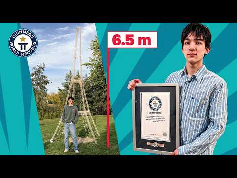 What Does it Take to Build the Tallest Toothpick Sculpture in the World?