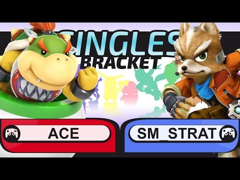 Dodeca Smash - ACE (Bowser Jr / Mario) vs SM_STRAT (Fox) - Smash4 Bracket - 11