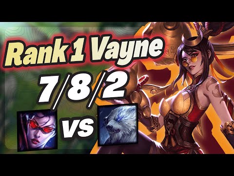 Vayne Vs Volibear - Challenger Gameplay Rank 1 Vayne