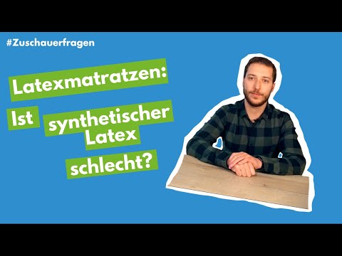 Latexmatratze: Ist synthetischer Latex schlecht? | Zuschauerfragen