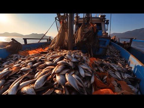 Amazing Antarctic Toothfish Fishing | Chilean Sea Bass Catch By Modern Vessel | Toothfish Processing