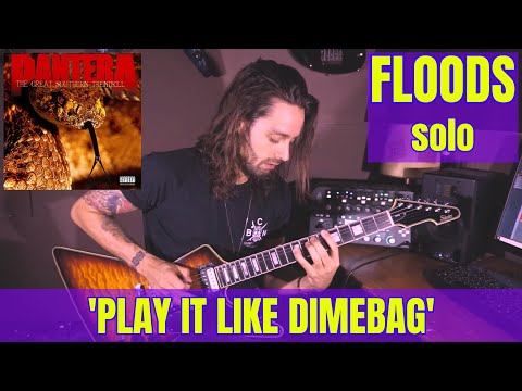 'PLAY IT LIKE DIMEBAG' #14 PANTERA FLOODS solo by Attila Voros (live demonstration video)
