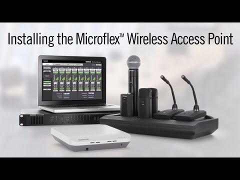 Shure Microflex Wireless Access Point - How To Install