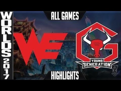 Team WE vs Young Generation Highlights ALL GAMES - Worlds 2017 Play in final 4 of 4 - WE vs YG