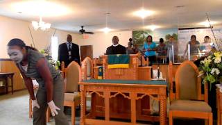 Ebonie Ministering to Bishop Eddie Long's Sermon and Speak Into The Atmosphere