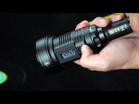 Amazing Ultra Long Distance Dual Beam LEP Flashlight | 1650 Meters | 3000 Lumens | NITECORE P35i