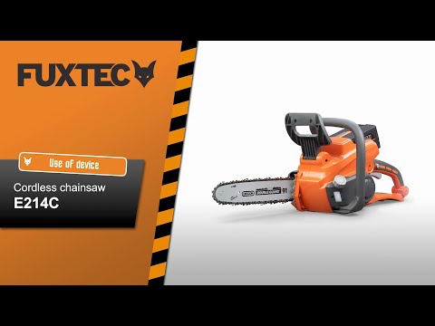 FUXTEC cordless chainsaw - E212C/E214C - Use of device