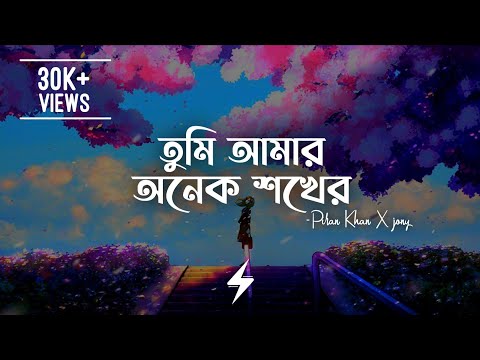 Tumi Amar Onek Shokher (Lyrics) | Arifur Rahman Jony | Piran Khan | তুমি আমার অনেক শখের | Lyrics