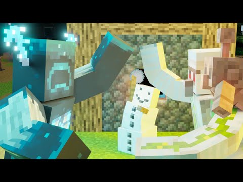 Warden Vs Golems (Minecraft Animation)