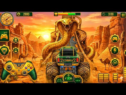 Epic Monster Truck Stunts! 🚨 Mega Ramp Car Racing & Offroad Mayhem