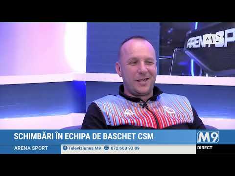 M9TV | 2022_02_21 ARENA SPORT -  Schimbări în echipa de baschet CSM p1
