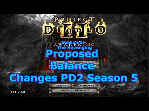 Project Diablo 2 - The Proposed Class Changes for Season 5