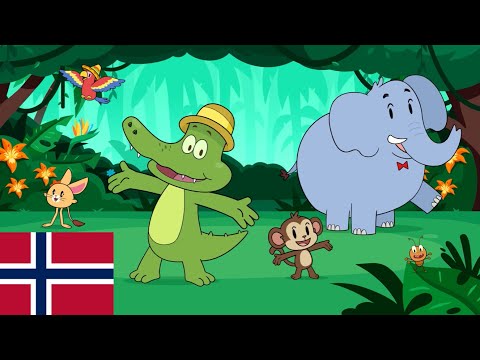 Arne Alligator Beste Barnesanger (8 Sanger, 28 Minutters Underholdning) | Barnemusikk (Norsk)