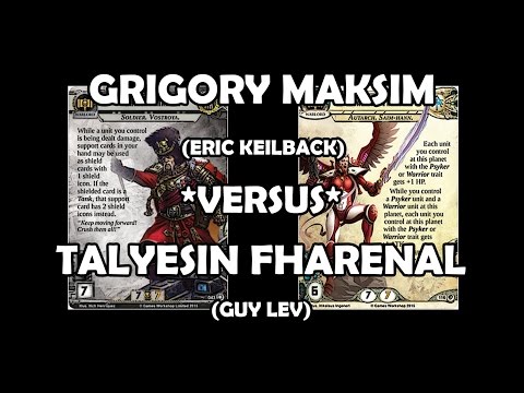 Grigory Maksim (Proxy) versus Talyesin Fharenal (Proxy) - Warhammer 40,000: Conquest