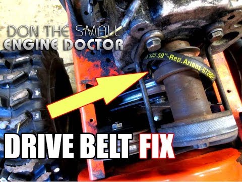 Ariens Snowblower Drive Repair - Fix That Belt That Keeps Coming Off Pulleys!