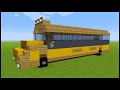 Minecraft How To Make A School Bus