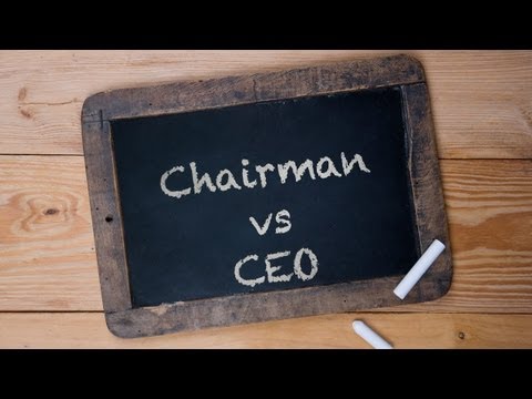 Ask Jay - Important Distinctions:  Chairman vs CEO