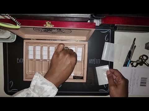 Creating A Watercolor Palette Using A Cigar Box (Part 1)