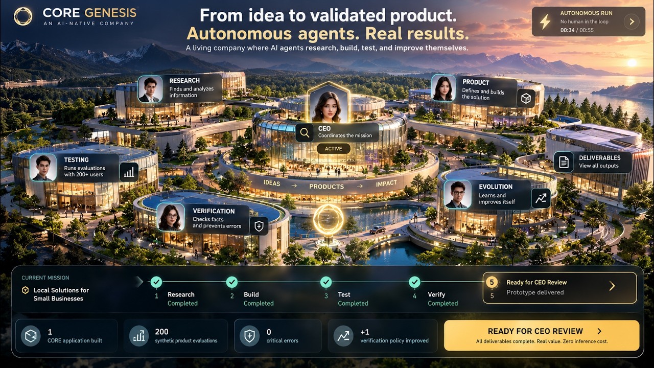 CORE GENESIS project preview