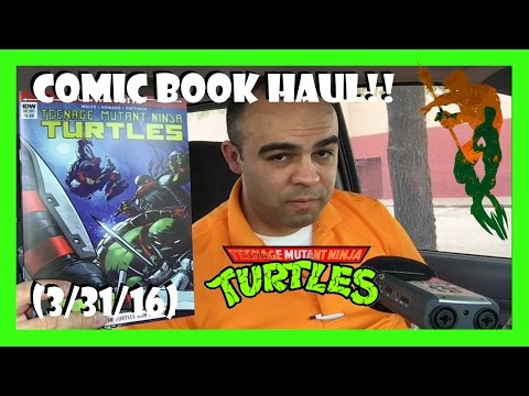 Comic Haul (3/31/16) & Marky316 100 Sub Contest: Aquaman #50, TMNT: Deviations #1 & Saga #35!!