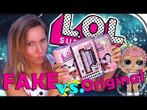 L.O.L. Surprise FAKE vs. ORIGINAL⚡Hairgoals L.O.L. FIGUREN auspacken 💖 deutsch