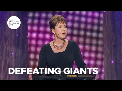 Defeating Giants | Enjoying Everyday Life | Joyce Meyer