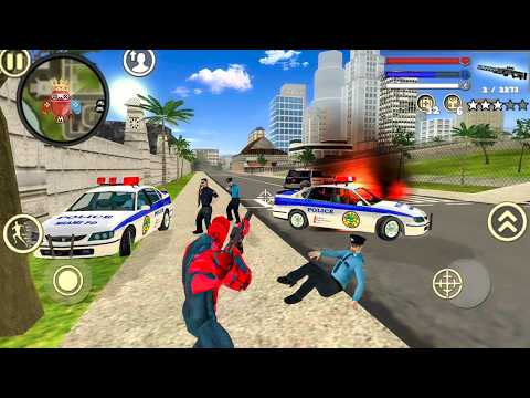Spider Rope Hero Vice Town - Fun at NY City - Android Gameplay