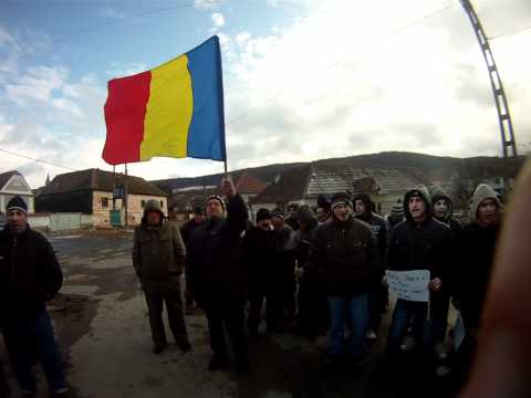 Demonstratie anti basescu in HASAG