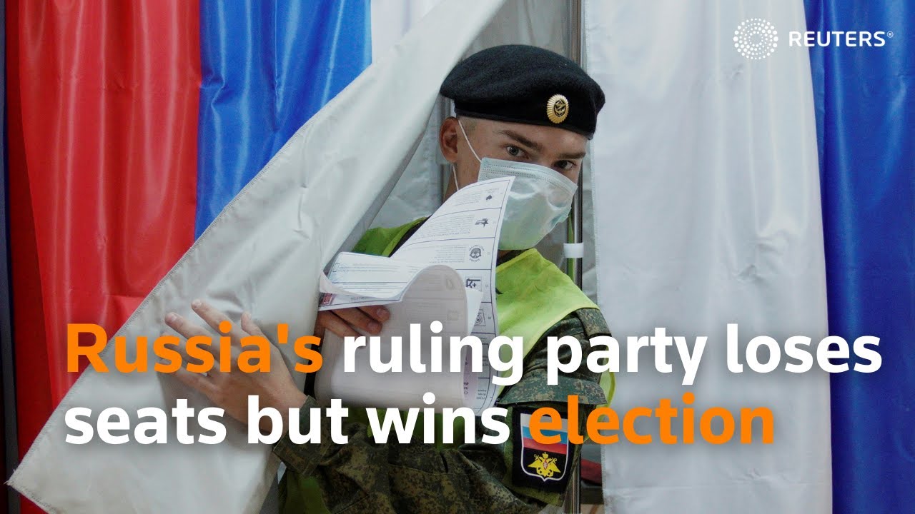 Russia's ruling party loses seats but wins election - YouTube