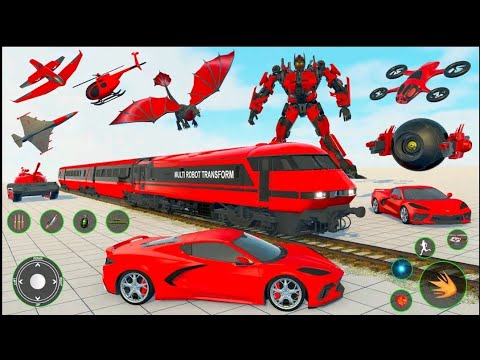 multiple transformation Dino Robot Car bumble bee - Android GamePlay (HD) 2023