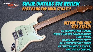 Video thumbnail for Shijie Guitars STE (Best Bang For Buck Strat) by Guitar Emerge