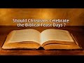 Should Christians Celebrate Biblical Feast Days