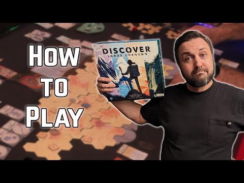 Learn coop prehistoric wilderness survival in Discover: Lands Unknown (How to Play Board Games)