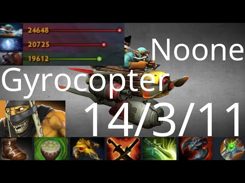 Noone Gyrocopter vs Storm Spirit, Ursa, Timbersaw - Serpent Ward, Call Down - VP vs ASM.GMB g2 dota2