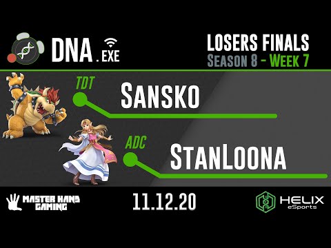 DNA.EXE S8:W7 - TDT | Sansko (DK, Bowser) Vs. ADC | StanLoona (Rosa, Palu, Zelda) - Losers Finals