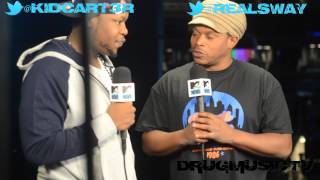 MEL CARTER  BEHIND THE SCENES INTERVIEW AT BARCALYS CENTER WITH SWAY MTV RAPFIX