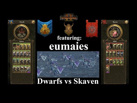 Dwarfs vs Skaven - ft eumaies!!
