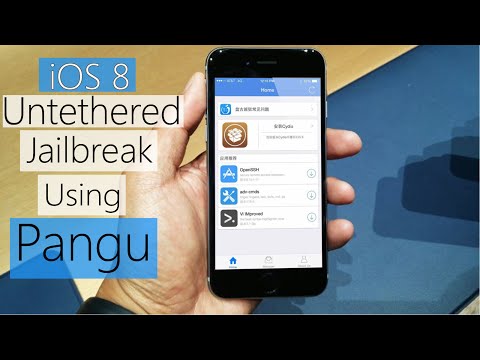 How to untethered jailbreak iOS 8 - 8.1.x using Pangu
