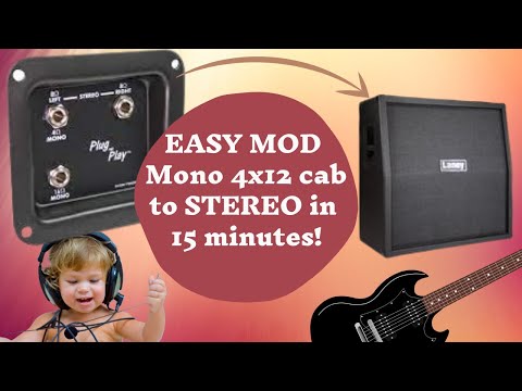 Amplified Parts Plug N Play Plate | Convert Mono Guitar Cabinets to Stereo | So easy, even I did it.