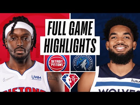 PISTONS at TIMBERWOLVES | FULL GAME HIGHLIGHTS | February 6, 2022