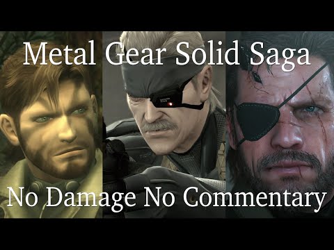 Metal Gear Solid Saga No Damage All Bosses (No Commentary)