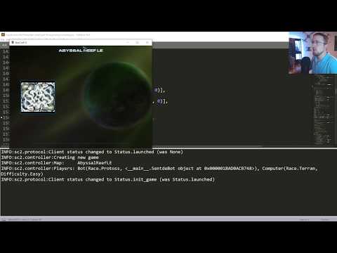 Introduction and Collecting Minerals Python AI in StarCraft II tutorial p 1