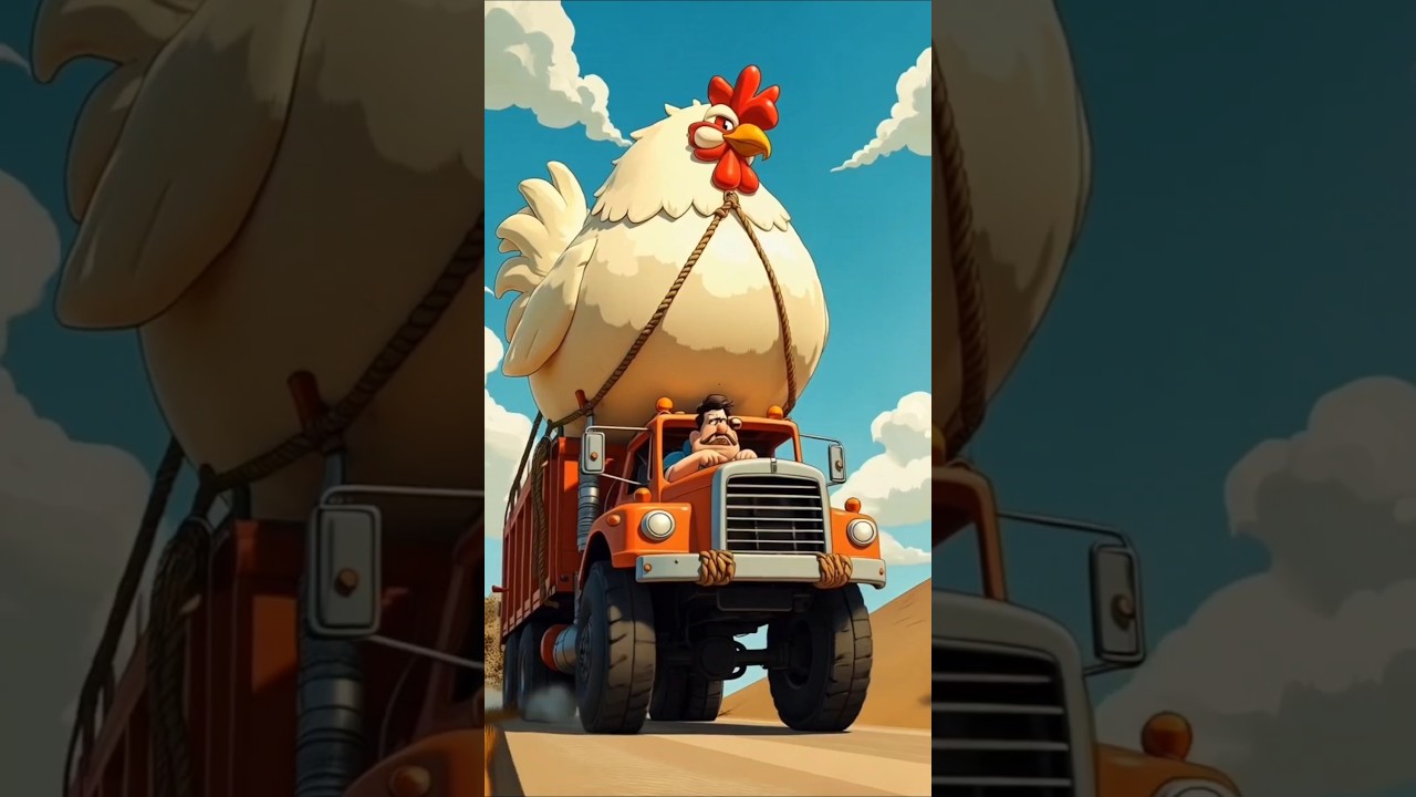 This Fat man loves to eat fried eggs #ai #aivideo #hindicartoon